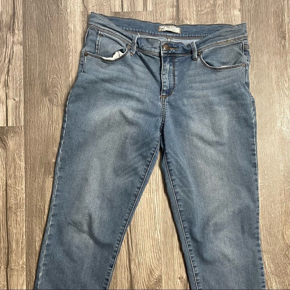 Revolve Free People Medium Wash Skinny Jeans - Picture 4 of 9